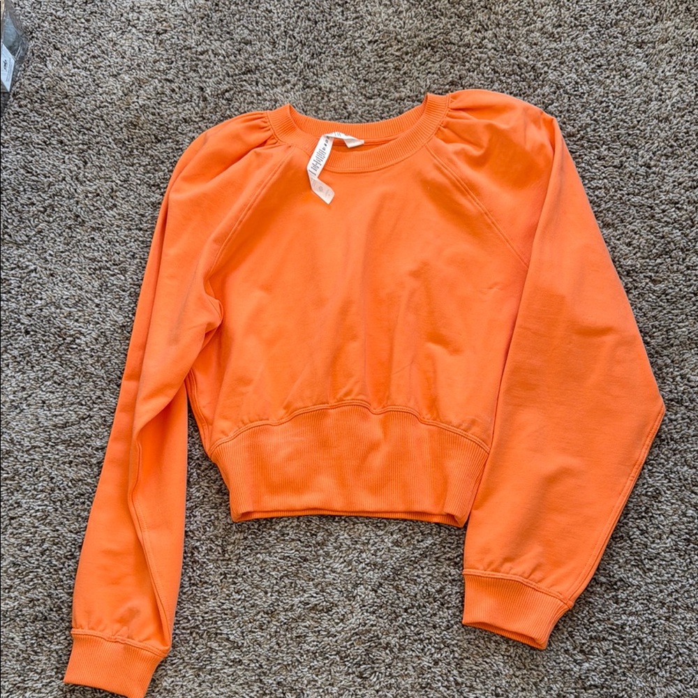 lululemon athletica Orange Sweatshirt
